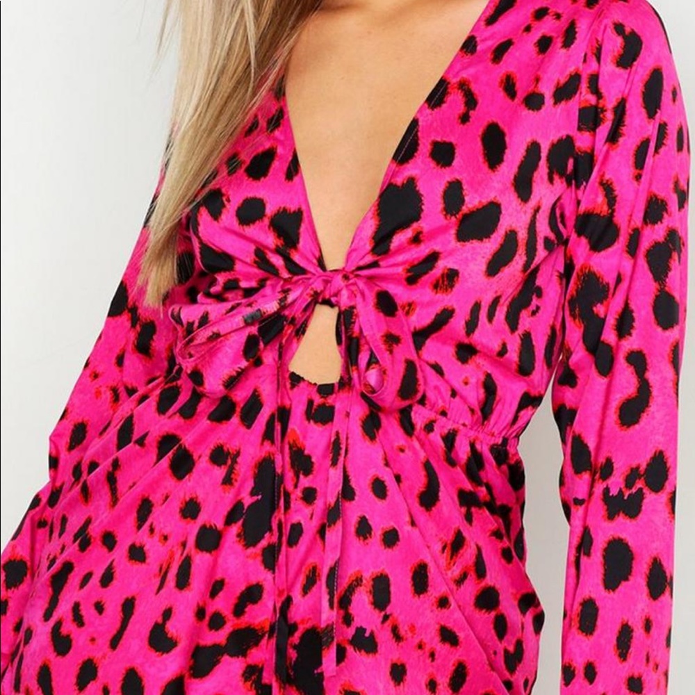 Brand New with Tags leopard romper